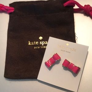 Brand new kate spade bow earrings